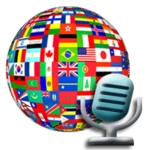 translator speaker android application logo